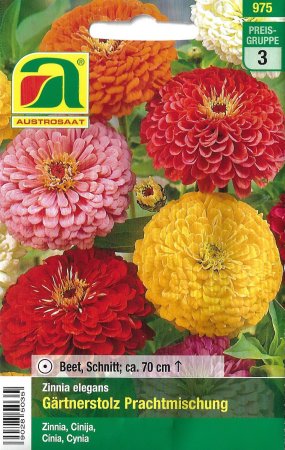 [0] Zinnie Gärtnerstolz Prachtmischung (Zinnia elegans)