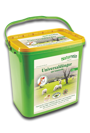 Naturrein Universaldünger mit Schafwolle (Kübel 5 kg)